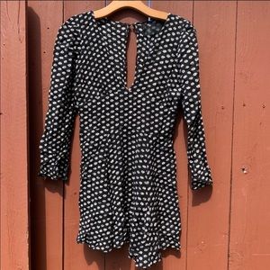 Reformation floral print mini dress